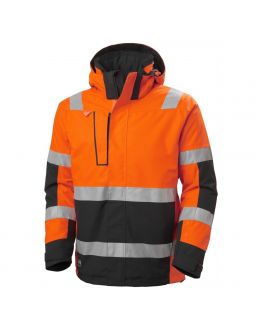 Reflektierende orange Jacke für die Arbeit Arbeits jacke für
