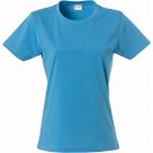 Clique Basic-T Ladies 029031 | 54 - turquoise dames T-shirt | Unishore Bedrijfskleding