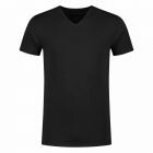 SANTINO Eco-Line T-shirt Jonaz V-neck, zwart, bamboe, unisex | Unishore bedrijfskleding